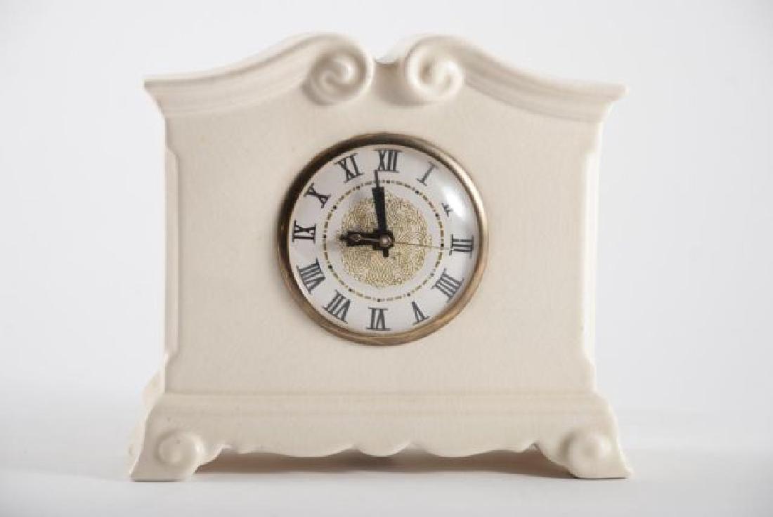 ROOKWOOD ART POTTERY MANTLE CLOCK (1 of 4)