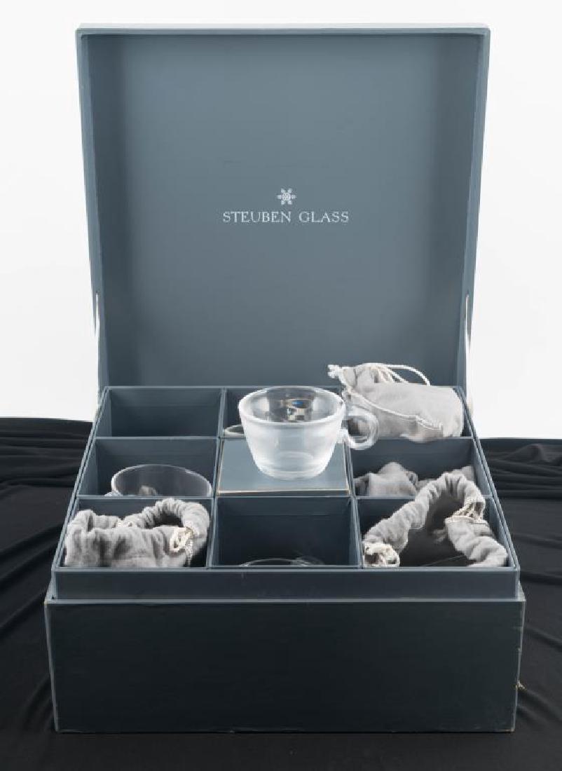 (8) STEUBEN CUPS WITH APPLIED HANDLES (1 of 5)