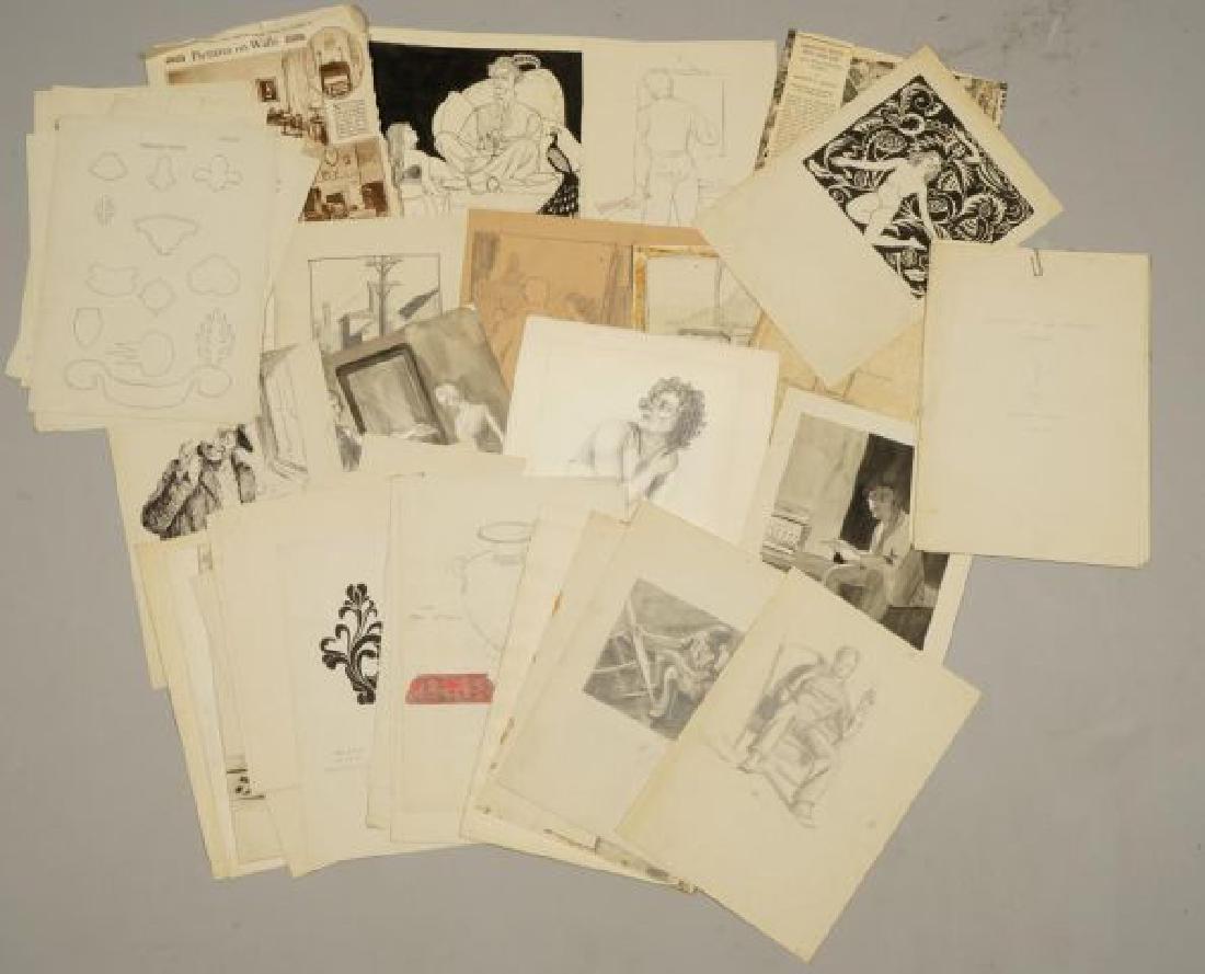 BEATRICE NELSON (Mid 20th c) PORTFOLIO OF ART (1 of 11)