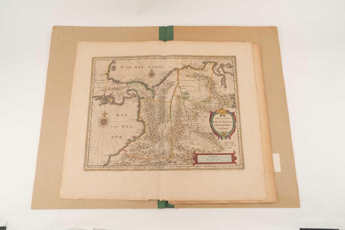 WILLEM JANSZOON BLAEU 1640 MAP OF COLUMBIA ETC. (1 of 5)