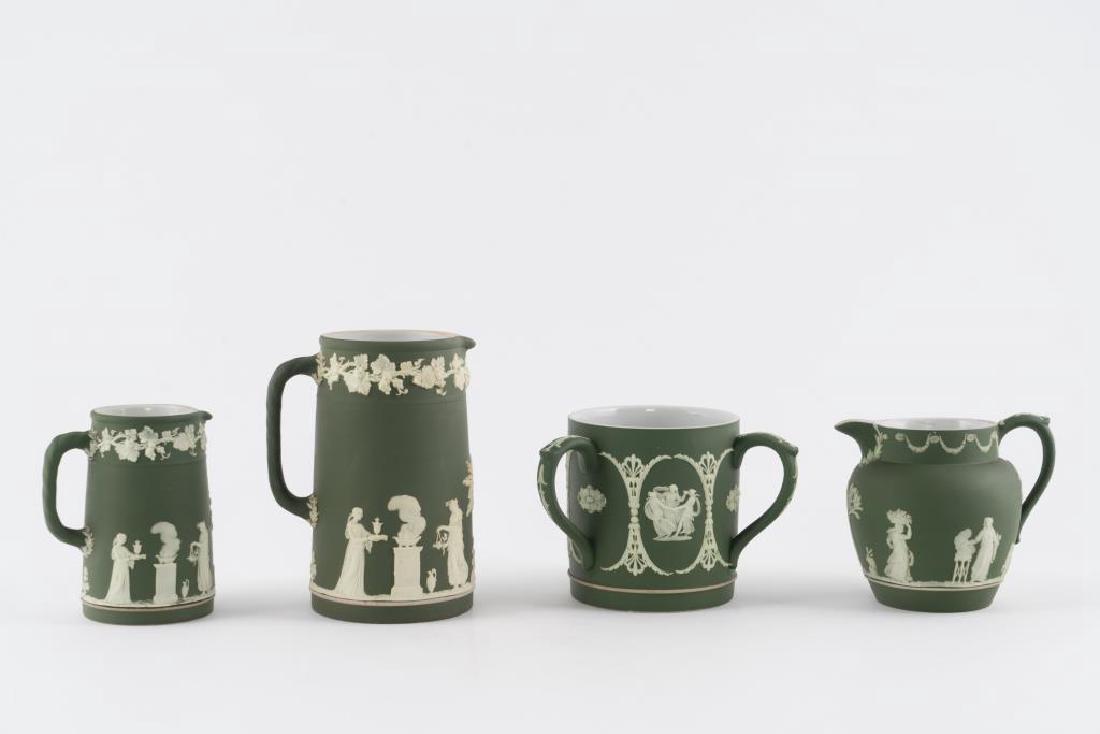(4) GREEN WEDGEWOOD JASPERWARE POTTERY (1 of 7)