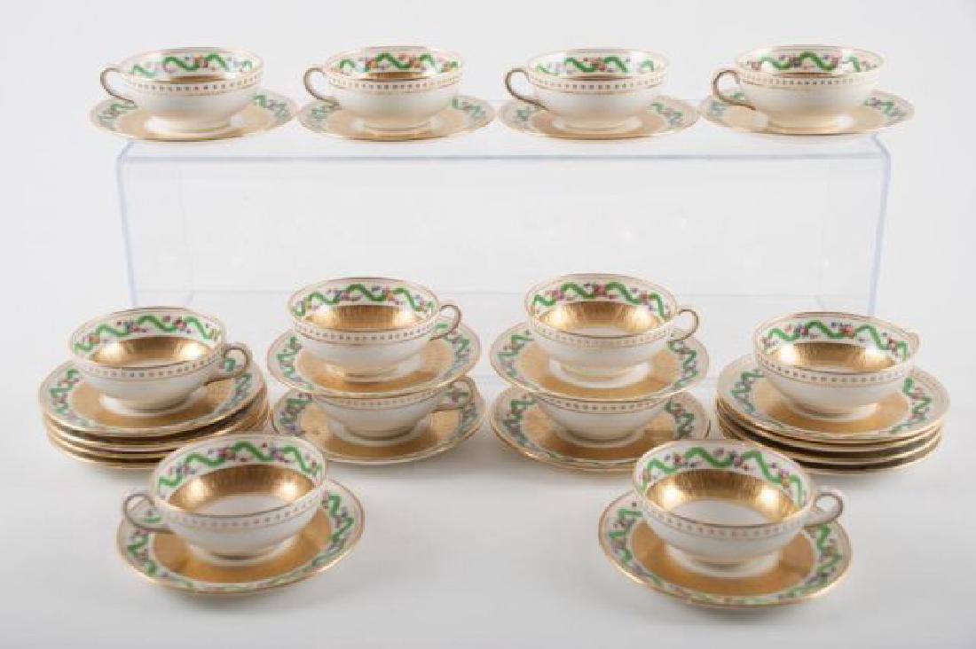 (12) TIFFANY MINTON DEMI TASSE CUPS & SAUCERS (1 of 7)