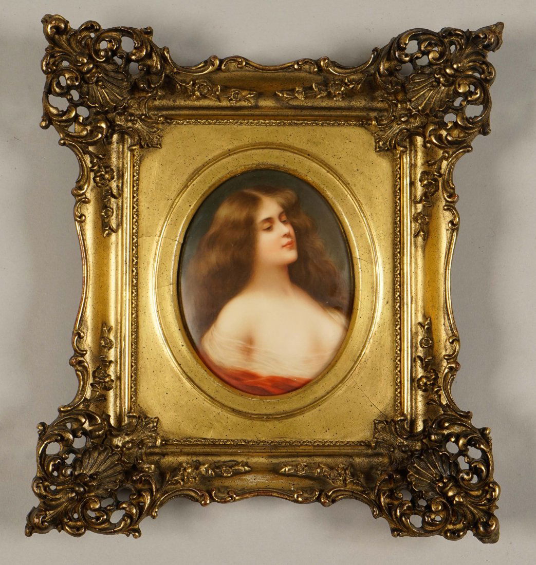 HUTSCHENREUTHER PORCELAIN PLAQUE (1 of 7)