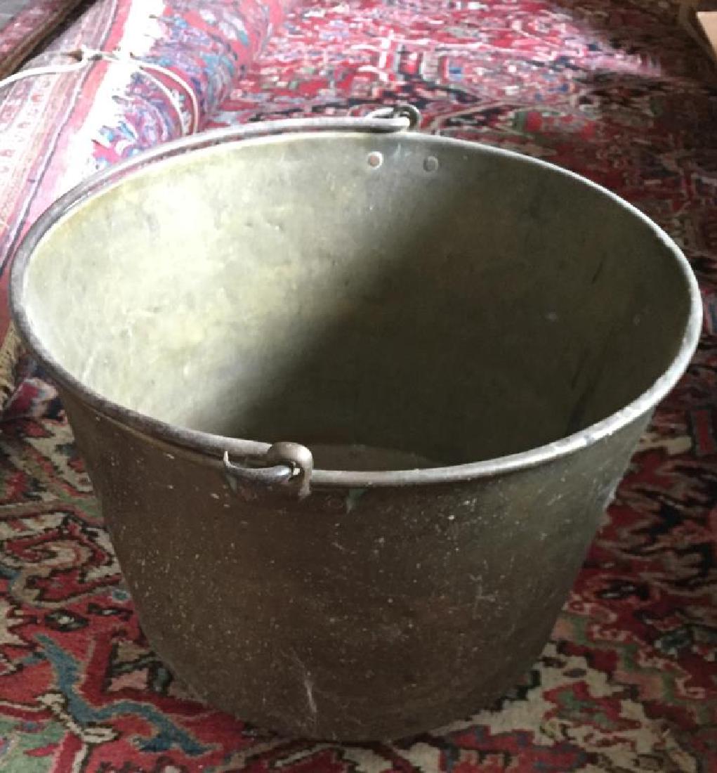 LARGE BRASS BUCKET (1 of 3)