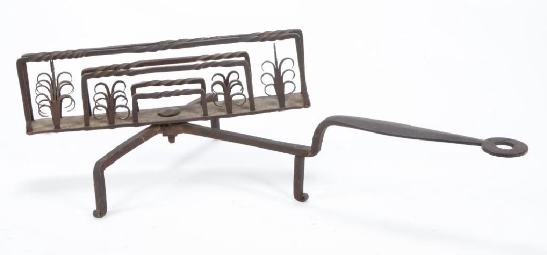 WROUGHT IRON SWIVEL TOASTER (1 of 3)