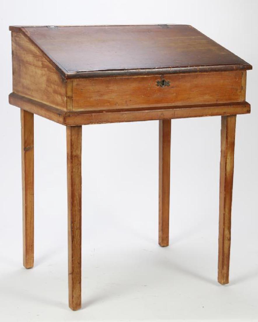 SLANT TOP PINE JUVENILE DESK (1 of 8)