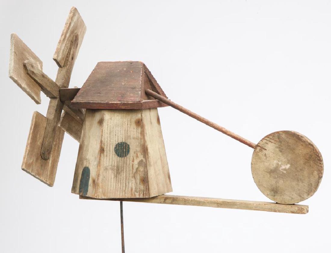 VINTAGE FOLK ART WIND MILL WHIRLYGIG (1 of 6)