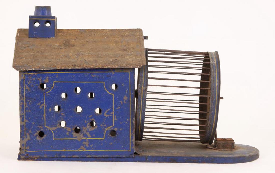 PAINTED TIN AND WIRE SQUIRREL HOUSE (1 of 9)