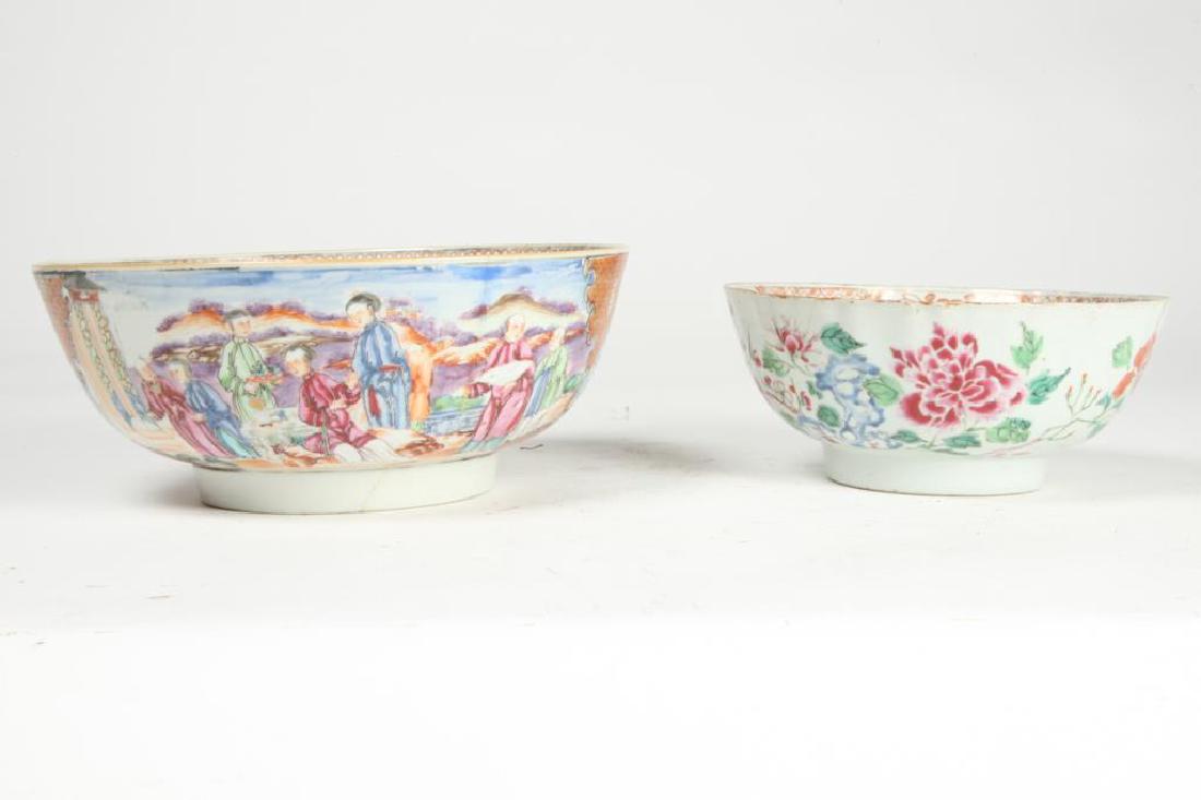 (2) CHINESE EXPORT PORCELAIN PUNCH BOWLS (1 of 8)