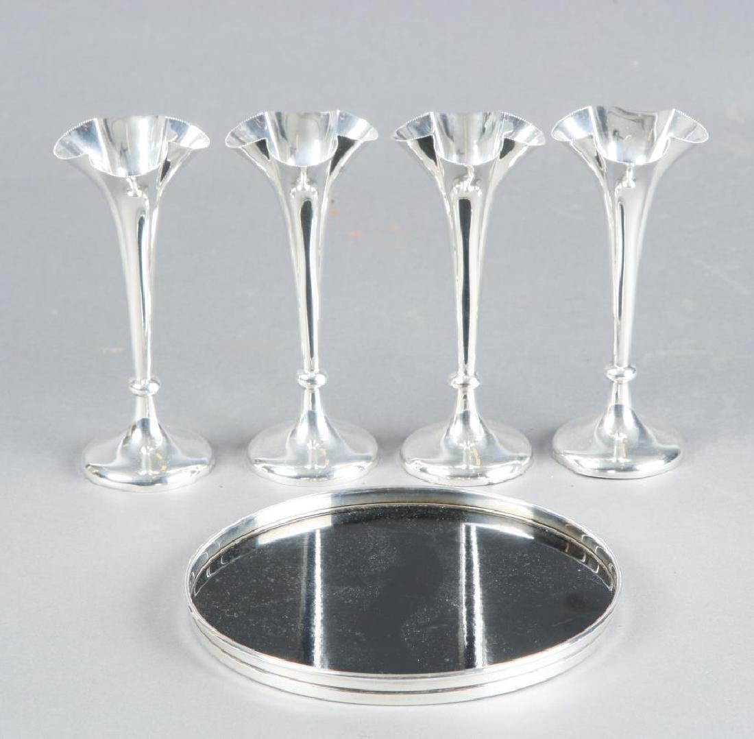 (4) MAPPIN & WEBB STERLING SILVER CORDIAL & TRAY (1 of 5)