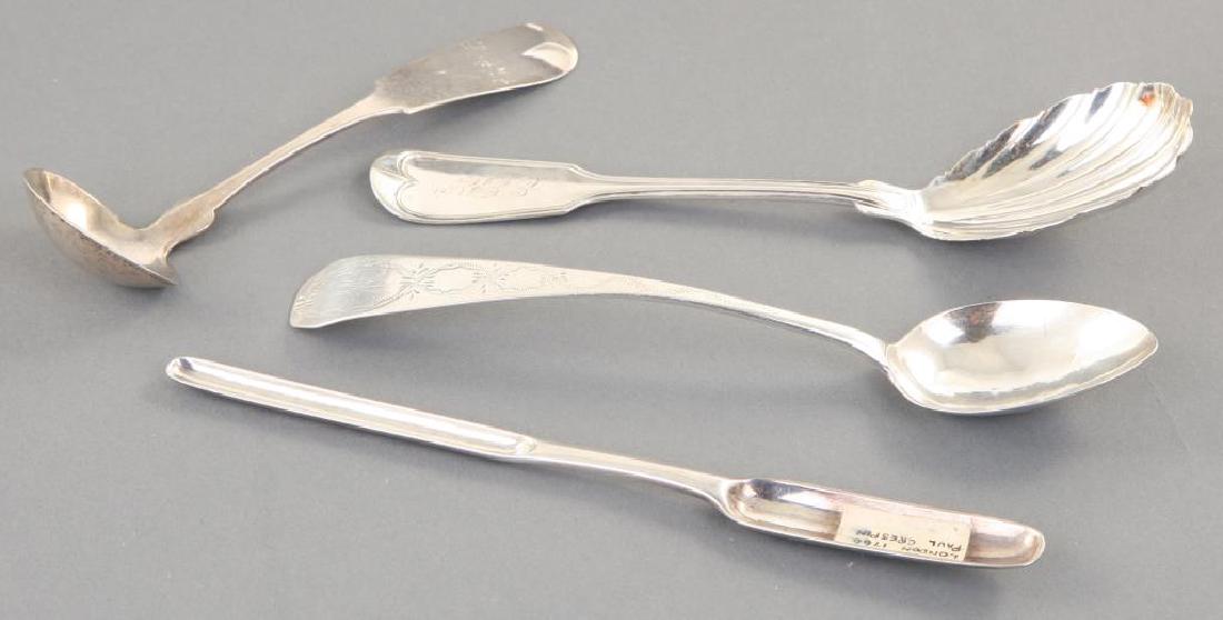 COIN SILVER INCLUDING PAUL CRESPIN 1766 (1 of 4)