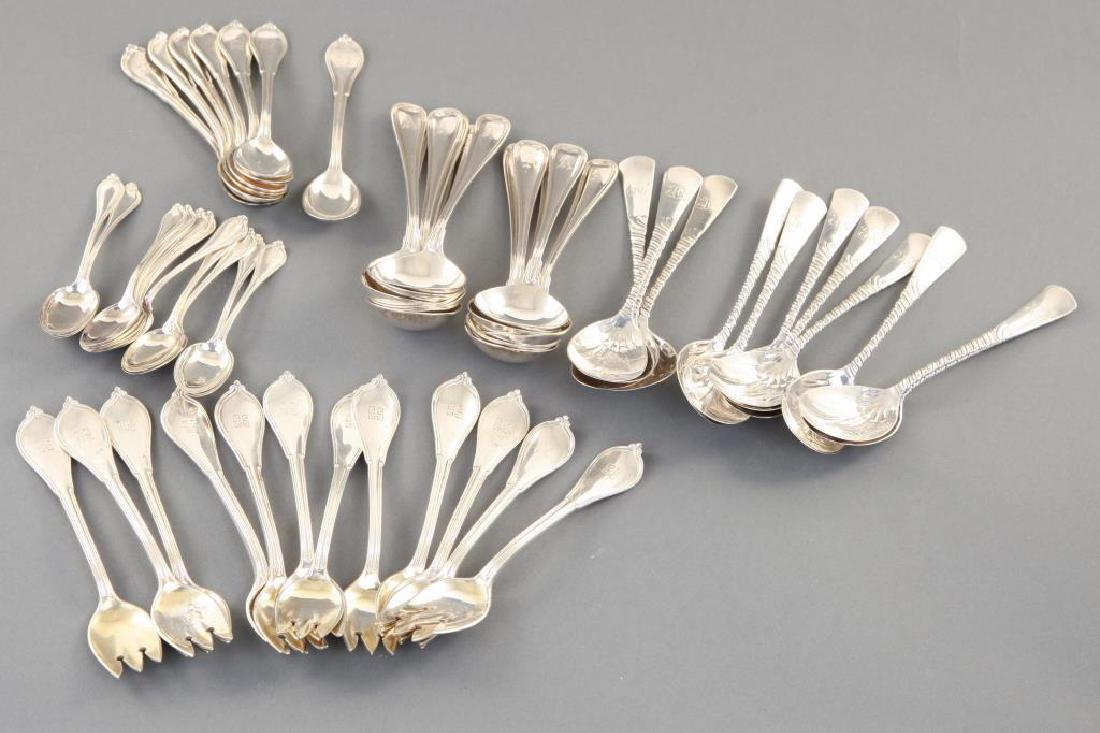 LOT OF STERLING SILVER FLATWARE (1 of 6)