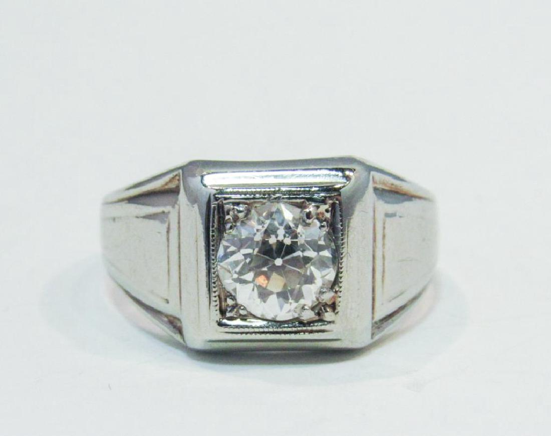 18K WHITE GOLD DIAMOND RING 1.25CT (1 of 6)