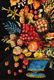 ANTIQUE TINSEL and REVERSE GLASS STILL LIFE - 3