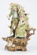 CONTINENTAL PORCELAIN FIGURE GROUP - 3