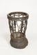19th C WROUGHT IRON ELEPHANT FOOT UMBRELLA STAND - 2