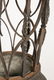 19th C WROUGHT IRON ELEPHANT FOOT UMBRELLA STAND - 3