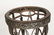 19th C WROUGHT IRON ELEPHANT FOOT UMBRELLA STAND - 4