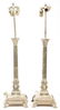 PAIR OF HALLMARKED NEO-CLASSICAL TABLE LAMPS