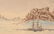 WATERCOLOR OF THE STEAMER "JEANNETTE" IN ARCTIC - 2