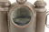 SMALL SOLID BRASS BINNACLE with (2) SIDE LIGHTS - 4