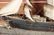 CARVED & PAINTED WOODEN TALL SHIP in CASE - 8