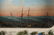 VICTORIAN SHADOW BOX DIORAMA of SHIP & LIGHTHOUSE - 7
