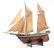 WONDERFUL ANTIQUE MODEL OF A SCHOONER