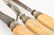 CARVED WALRUS TUSK (3) PIECE CULINARY SET c. 1900 - 7