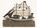 CAST IRON THREE MAST SHIP DOOR STOP