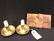 CIVIL WAR ERA BRASS POCKET CANDLESTICKS