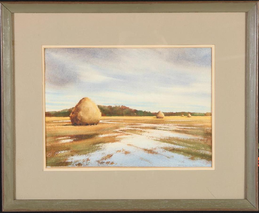 DOROTHY D. BROWN (20th c) "Newbury Marshes" watercolor (1 of 3)