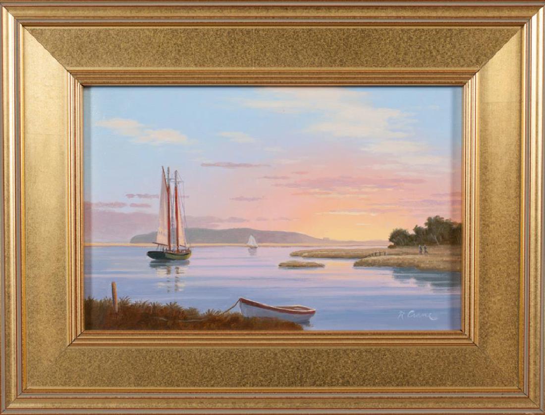 RAY CRANE (20th / 21st c) "Sunset on the Essex River" (1 of 4)