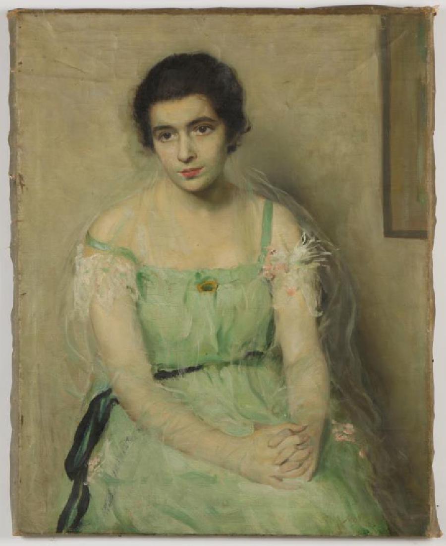 SCOTT C. CARBEE (1860-1946) "Portrait of a Young Woman" (1 of 6)