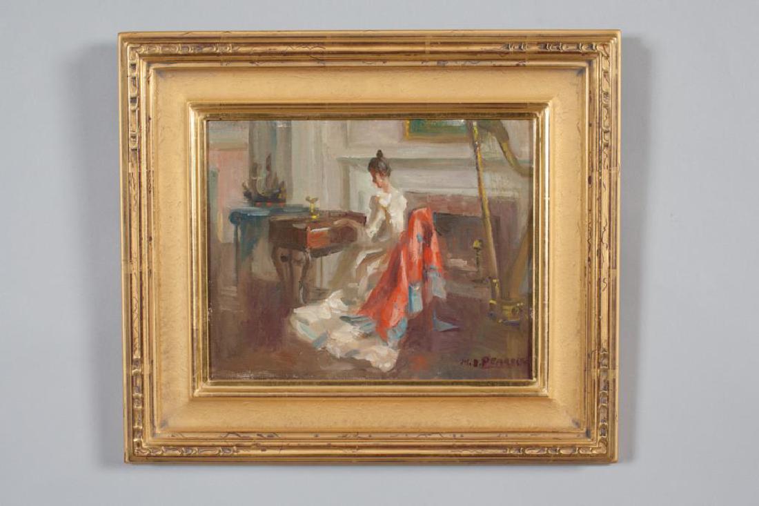 MARGUERITE STUBER PEARSON (1898-1978) "Old Brocade" oil (1 of 4)