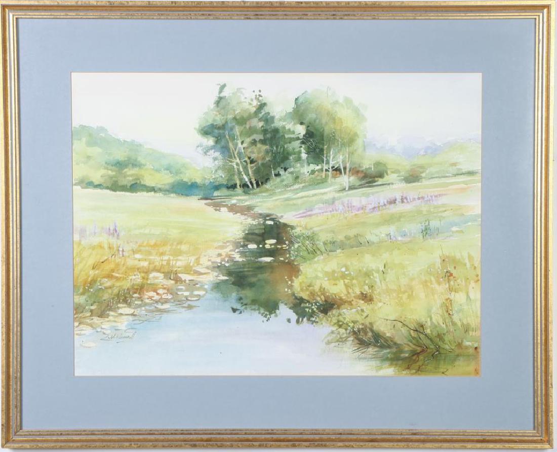 AMERICAN SCHOOL (20th c) Summer "Brook Running through (1 of 5)