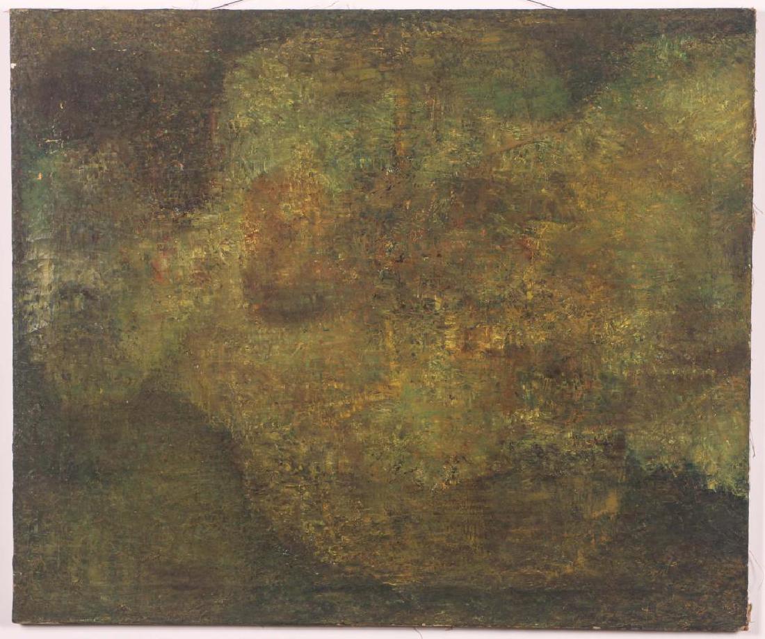 AMERICAN SCHOOL (MID 20th c) "Abstractions in Green and (1 of 4)