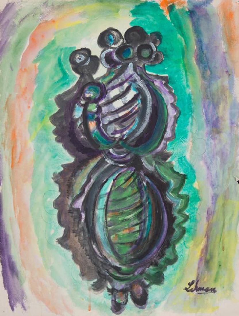 IRVING G. LEHMAN (1900-1983) Three Works "Modernist (1 of 5)