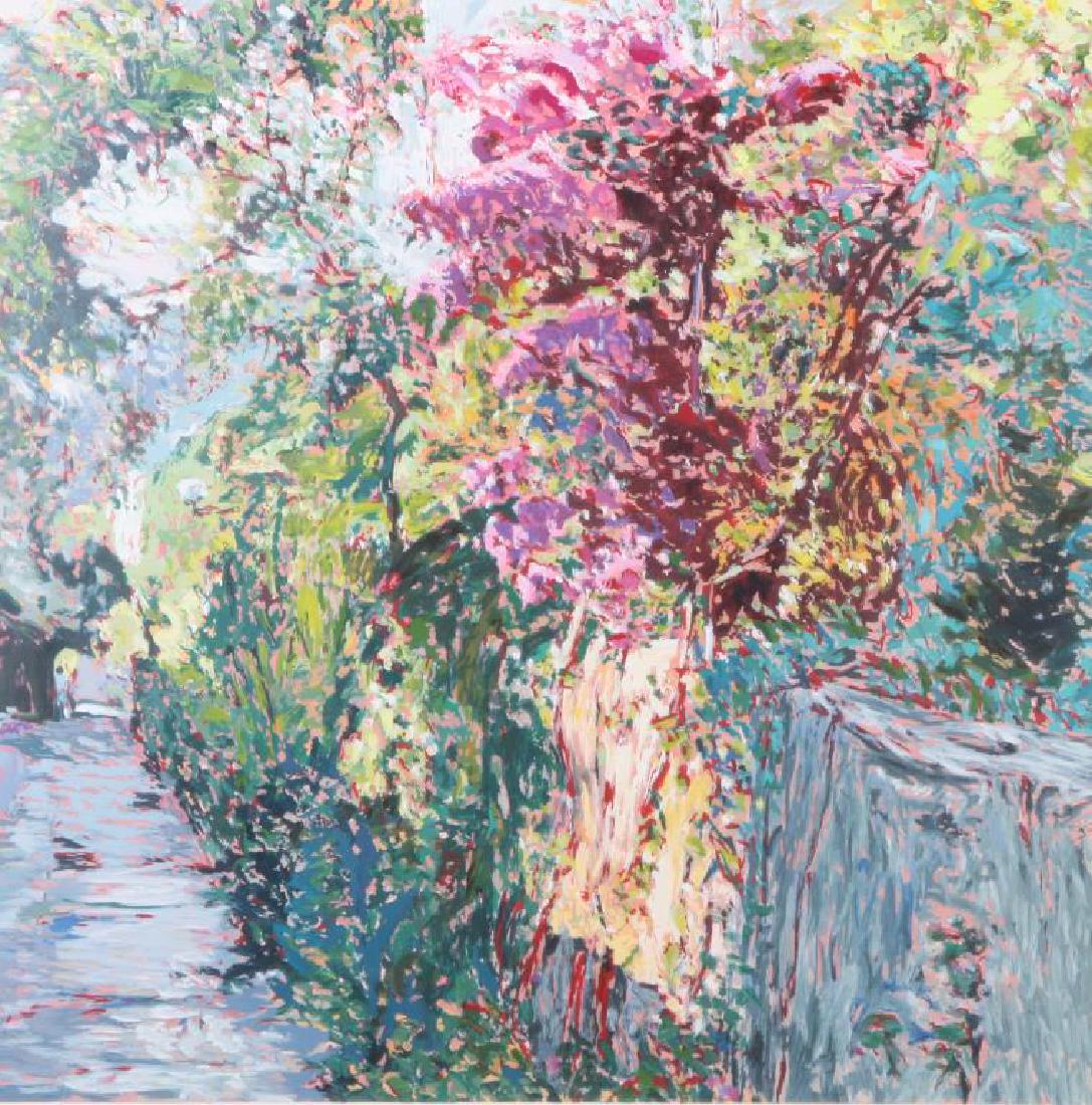MARCO SASSONE (b. 1942) "Lush Garden Path" serigraph 28 (1 of 5)