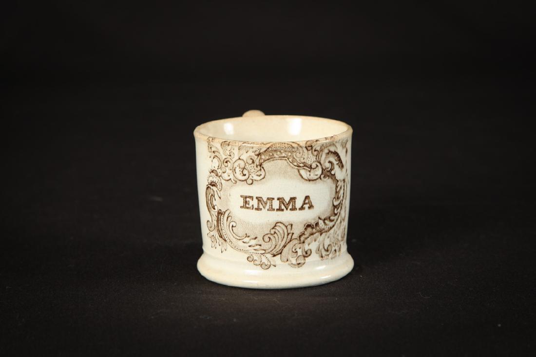 "EMMA" ENGLISH PEARLWARE CHILD'S MUG (1 of 4)