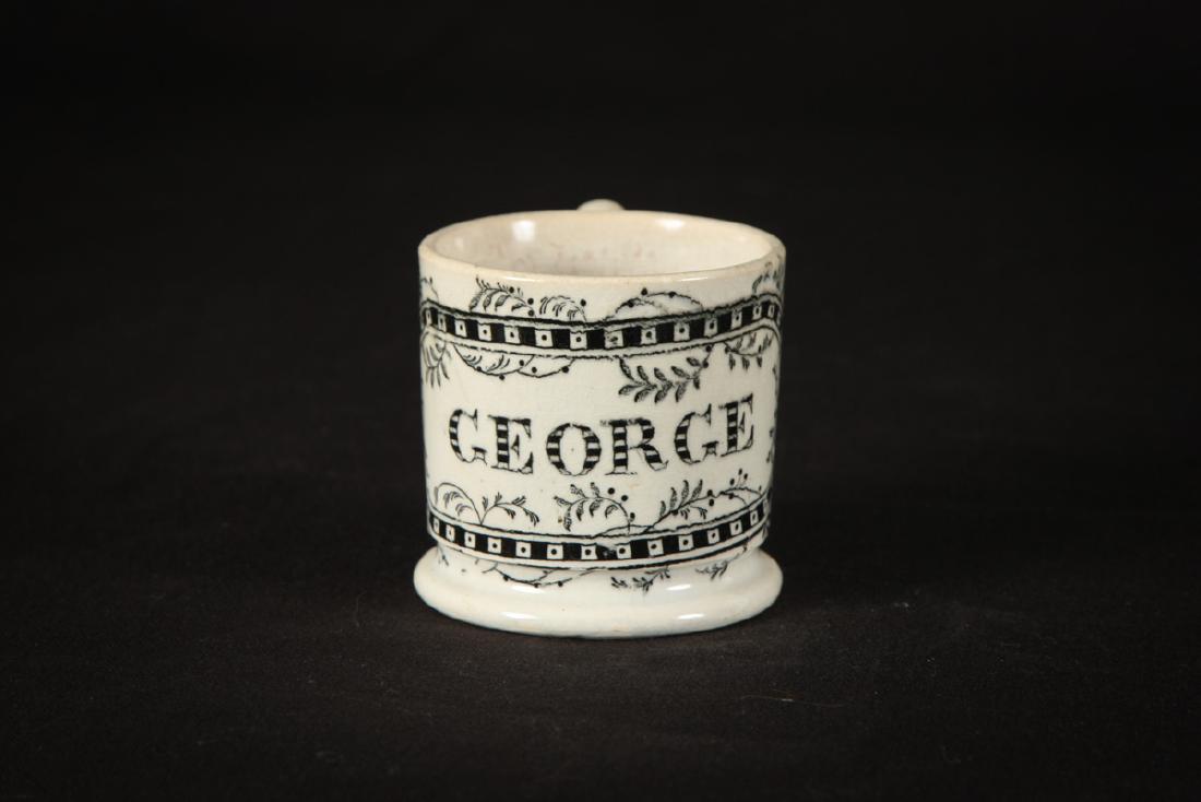 "GEORGE" ENGLISH PEARLWARE CHILD'S MUG (1 of 4)