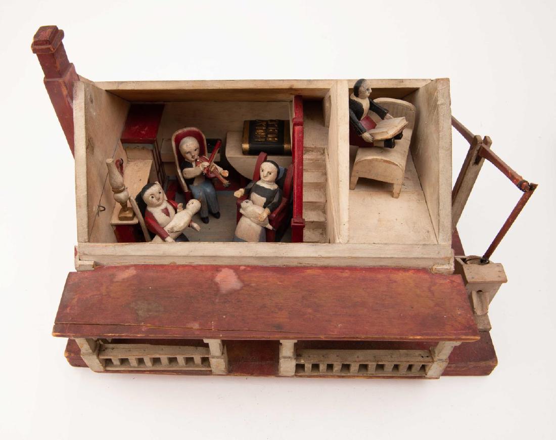 FOLK ART HOME CARVED& PAINTED BY NH STATE PRISONER (1 of 6)