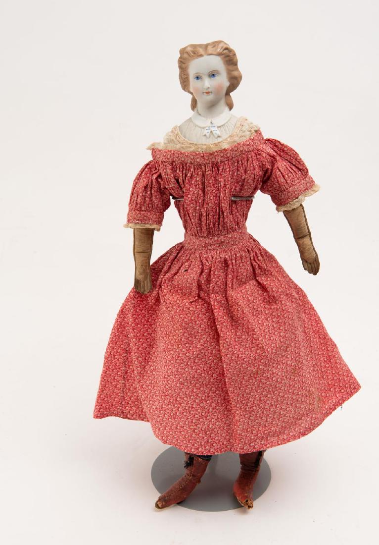 HAND PAINTED PARIAN HEAD DOLL (1 of 4)