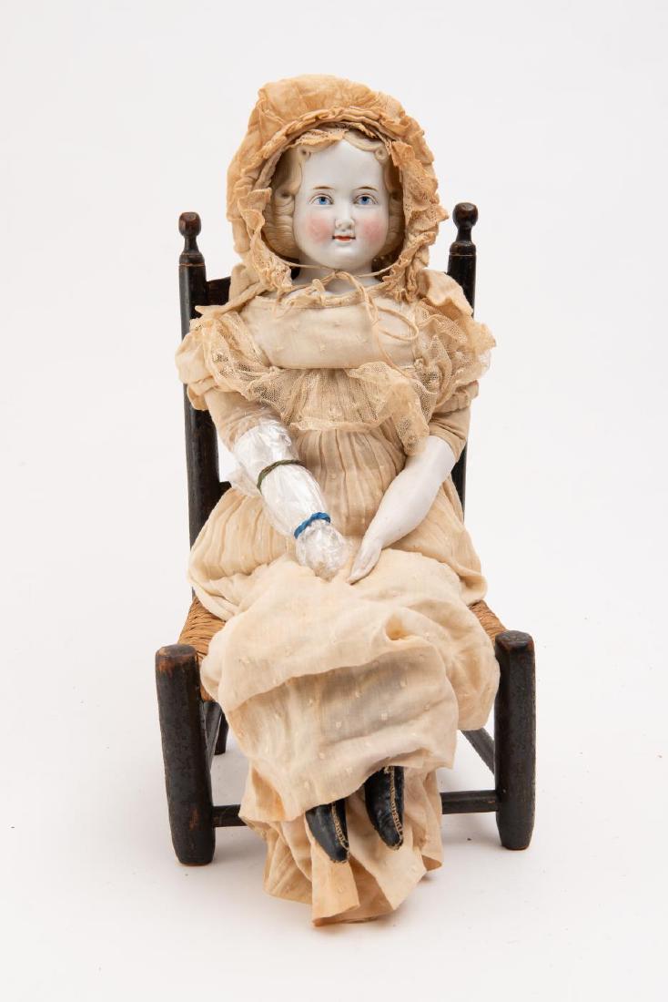 HAND PAINTED PARIAN HEAD DOLL (1 of 10)
