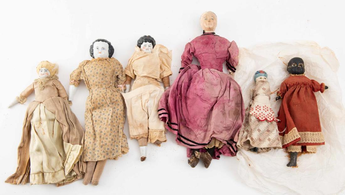(6) ANTIQUE DOLLS (1 of 9)