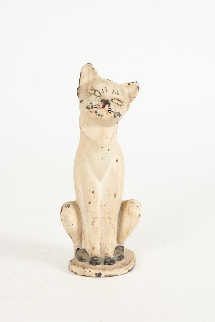 HUBLEY CAST IRON SIAMESE CAT DOORSTOP (1 of 3)
