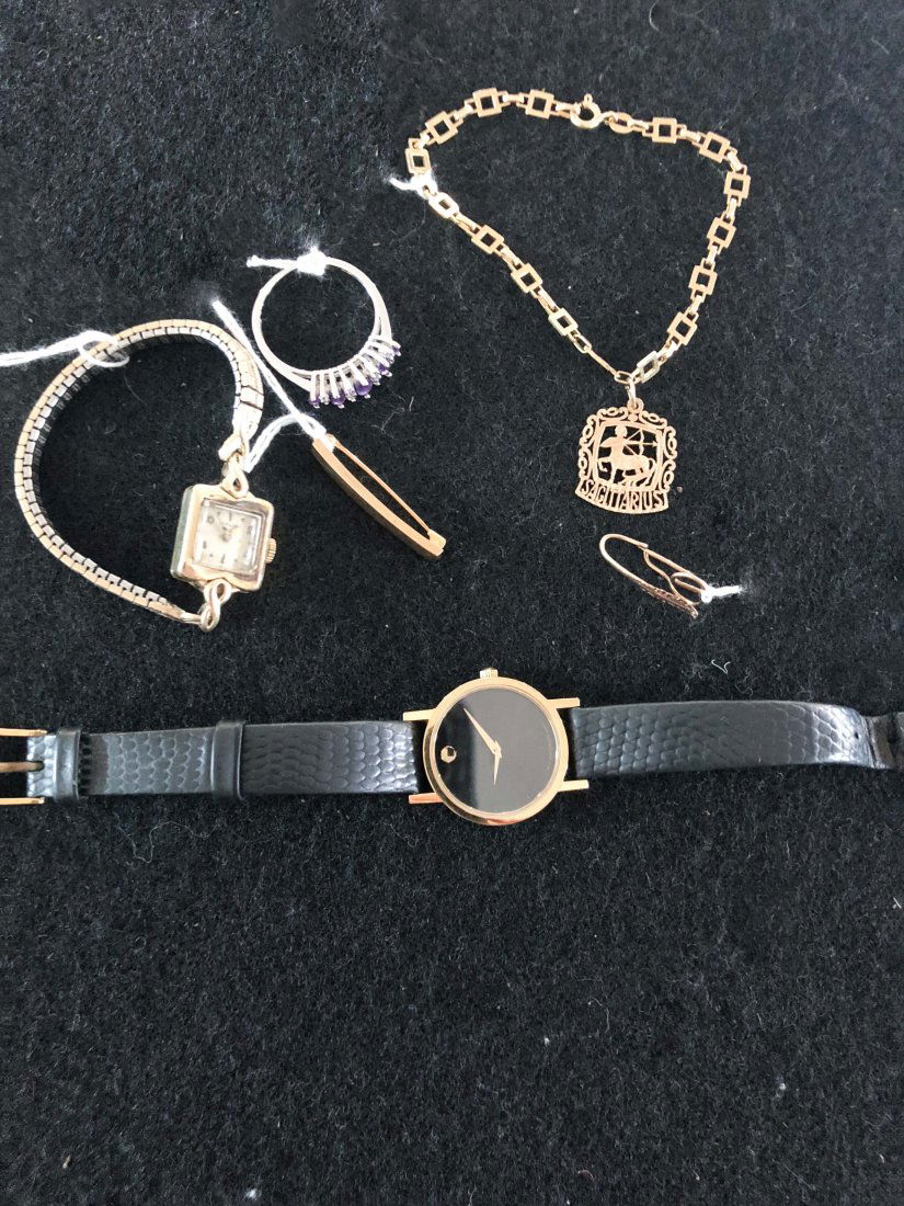 14k GOLD JEWELRY MOVADO & HAMILTON WATCHES (1 of 10)