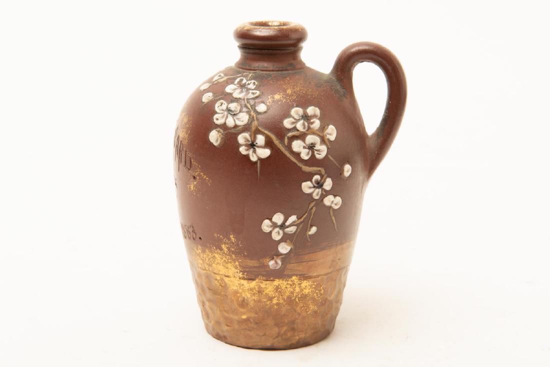 ROOKWOOD MINIATURE JUG DATED 1883 (1 of 5)