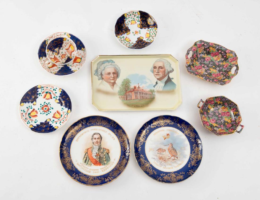 9 PIECE MIX LOT - INCL. WASHINGTON TRAY (1 of 4)