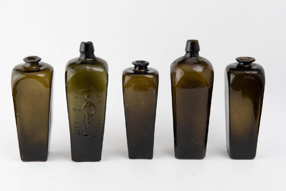 (5) CASE GIN BOTTLES (TAPER GINS) (1 of 4)
